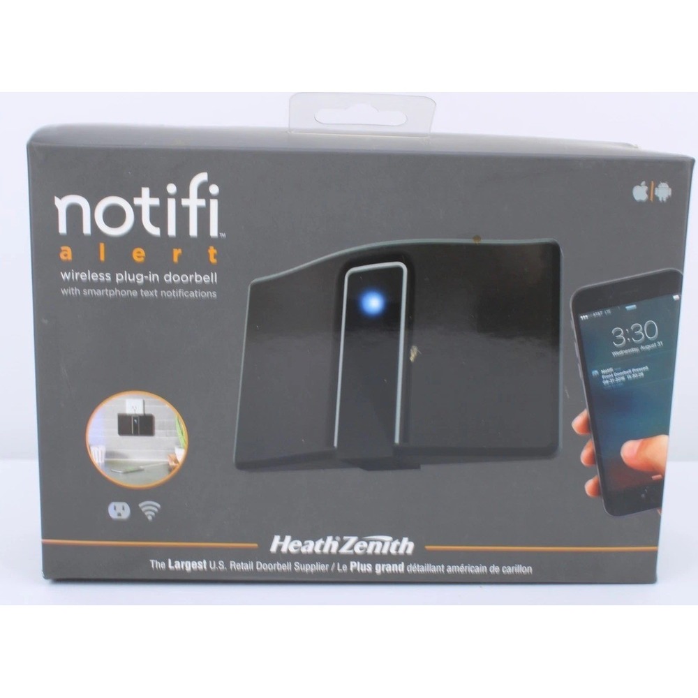 HeathZenith Notifi Alert Wireless Plug-In Wi-Fi Doorbell Smartphone Alerts PARTS